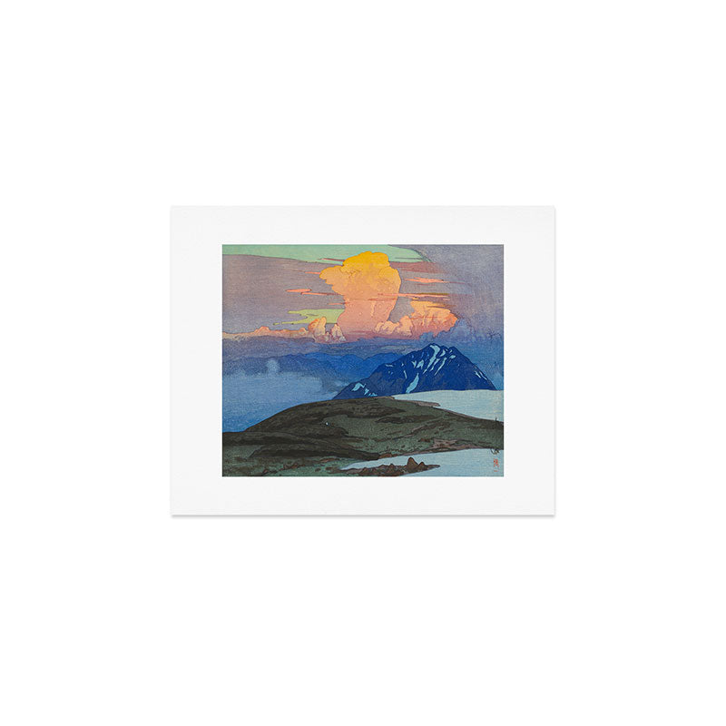 Japan Alps Vintage Beautiful Japanese Woodblock Print Hiroshi Yoshida Landscape Art Print Gallery Image 1