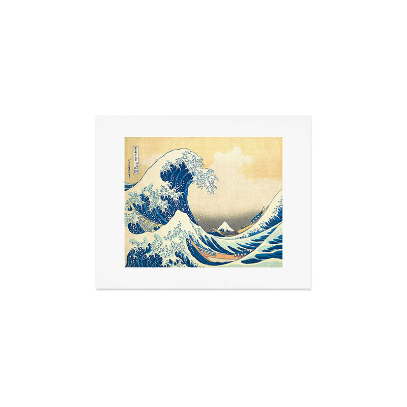 Japanese Woodblock Print The Great Wave of Kanagawa by Katsushika Hokusai Art Print Gallery Image 1