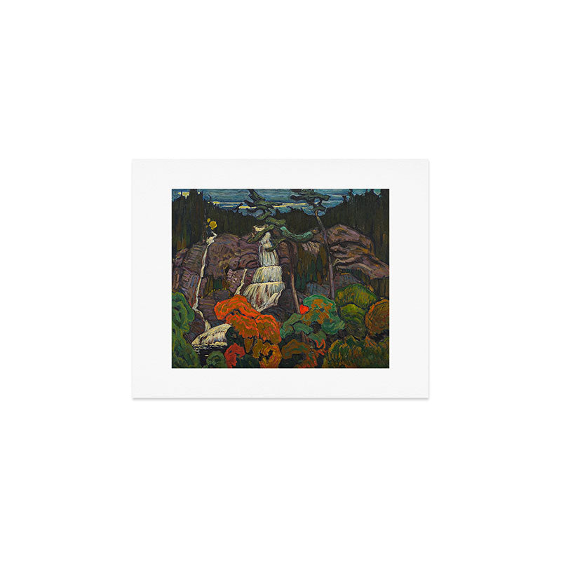 J.E.H. Macdonald Algoma Waterfall, 1920, McMichael Canadian Art Collection Art Print Gallery Image 1