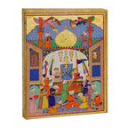  Karkhi, porter at the tomb of Imam Riza, being honoured Islamic Antique Art  Canvas Print Gallery Image 6
