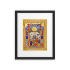  Karkhi, porter at the tomb of Imam Riza, being honoured Islamic Antique Art  Framed Art Print Gallery Image 5