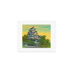 Kawase Hasui Vintage Japanese Woodblock Print Himeji Castle Art Print Gallery Image 1