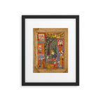 Khidr giving cups of the water of immortality to the inhabitants of Paradise Islamic Antique Art Framed Art Print Gallery Image 5