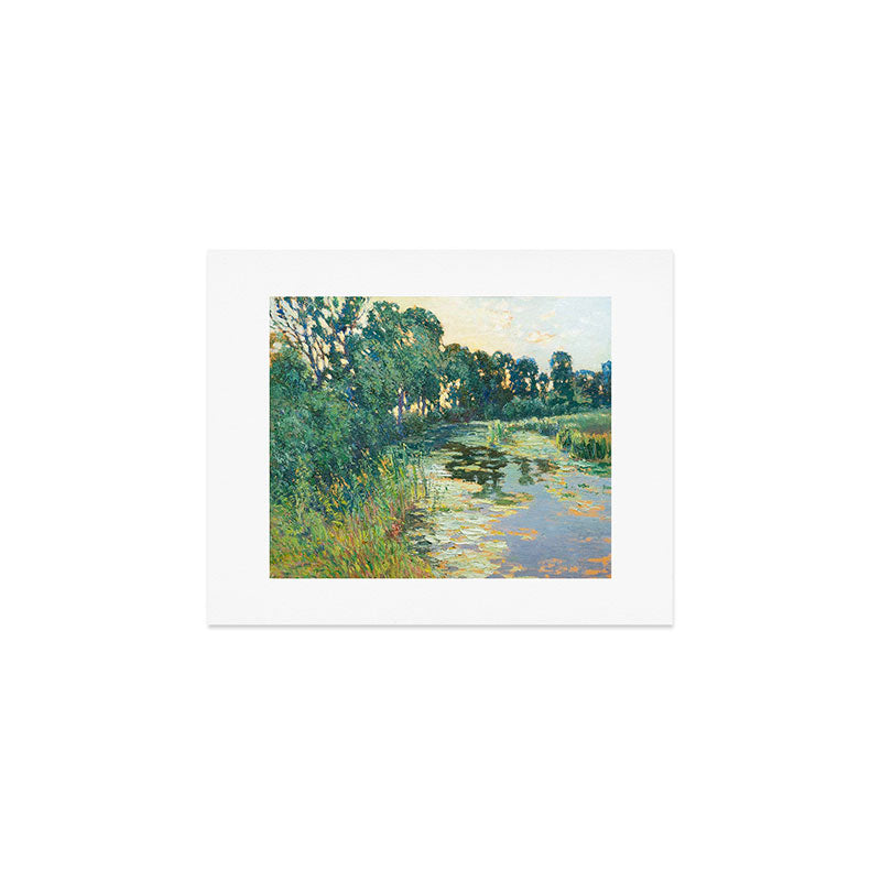 LANDSCAPE OF THE ELBE RIVER VALLEY VaÌclav RadimskyÌ  Art Print Gallery Image 1