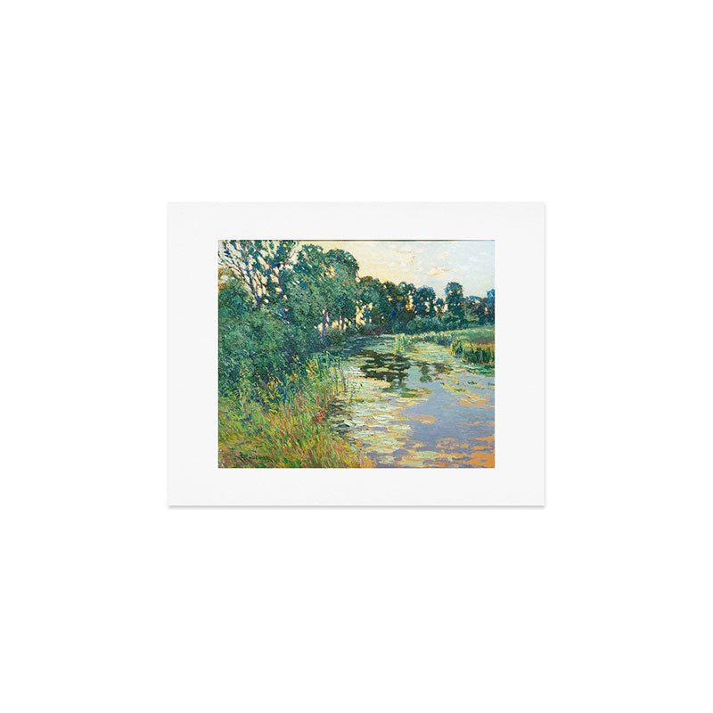 LANDSCAPE OF THE ELBE RIVER VALLEY VaÌclav RadimskyÌ  Art Print Gallery Image 1