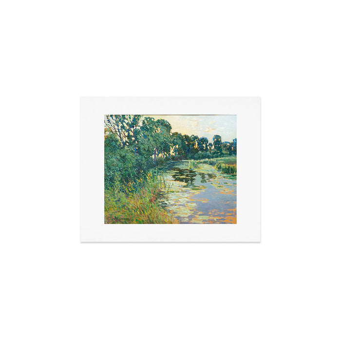 LANDSCAPE OF THE ELBE RIVER VALLEY VaÌclav RadimskyÌ  Art Print Gallery Image 1