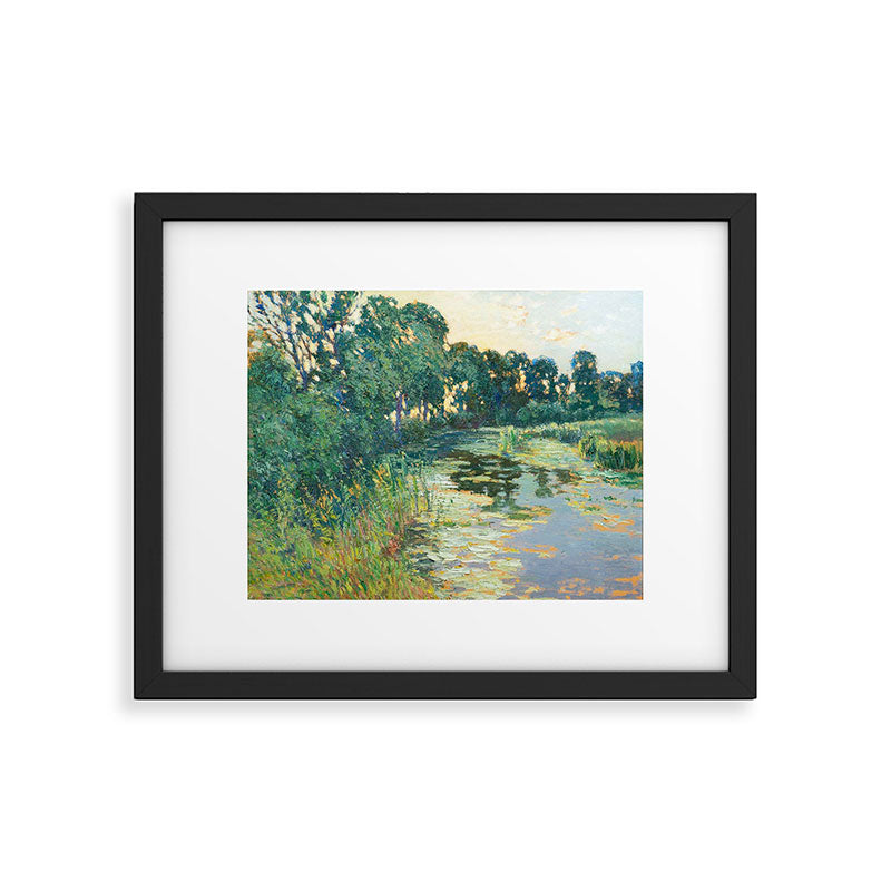 LANDSCAPE OF THE ELBE RIVER VALLEY VaÌclav RadimskyÌ  Framed Art Print Gallery Image 5