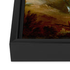 Landscape with Distant Mountains by Adriaen Van Diest Landscape Oil Painting Framed Canvas Print Gallery Image 3