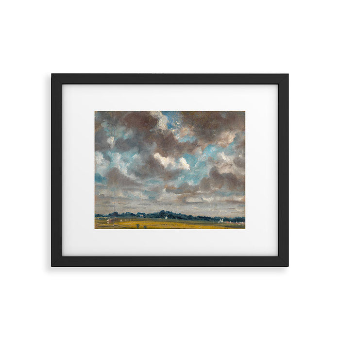 Landscape with Grey Clouds Framed Art Print Gallery Image 1