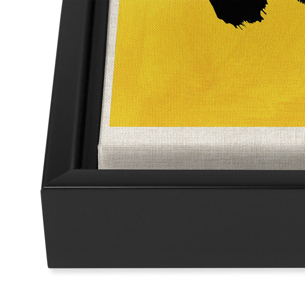 Lemon Flame Framed Canvas Print Gallery Image 3