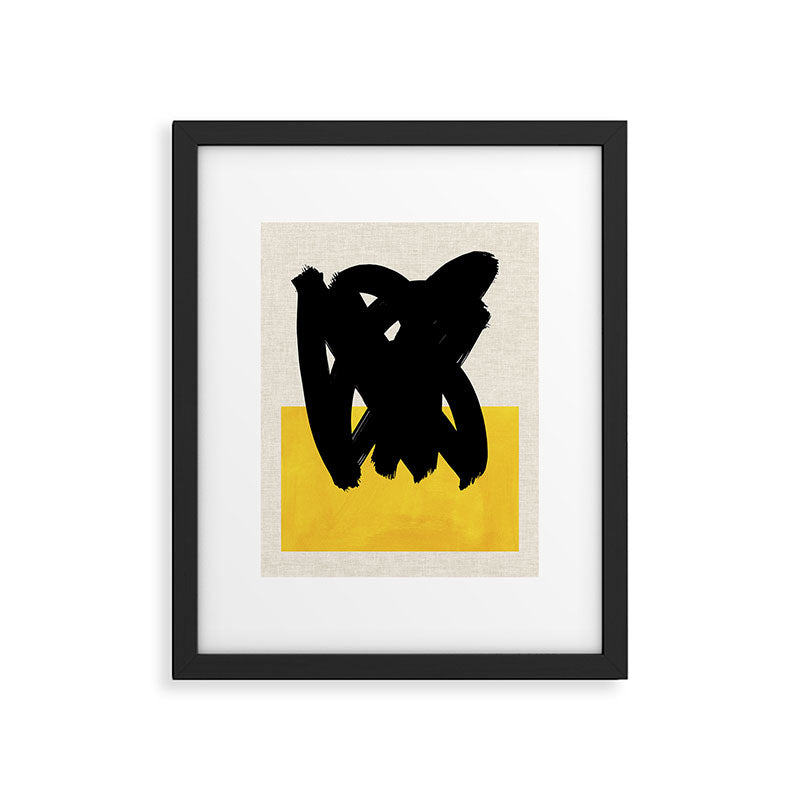 Lemon Flame Framed Art Print Gallery Image 5