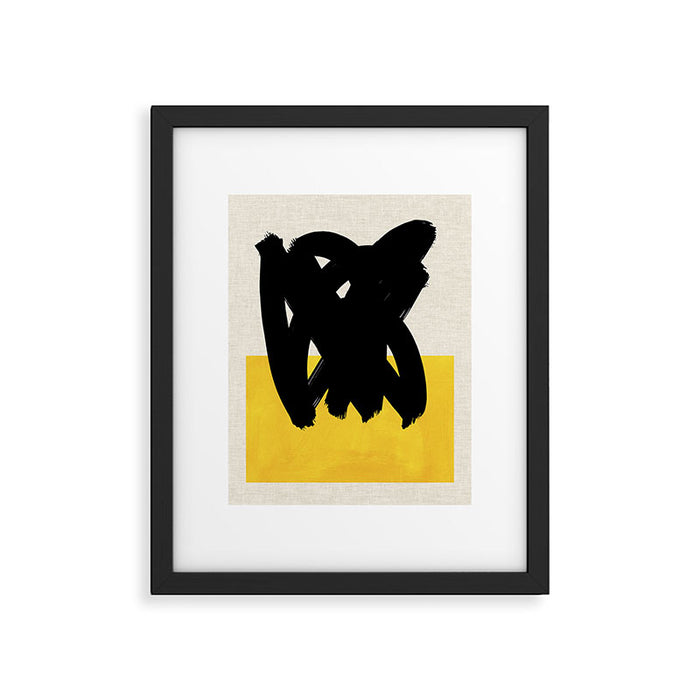 Lemon Flame Framed Art Print Gallery Image 1
