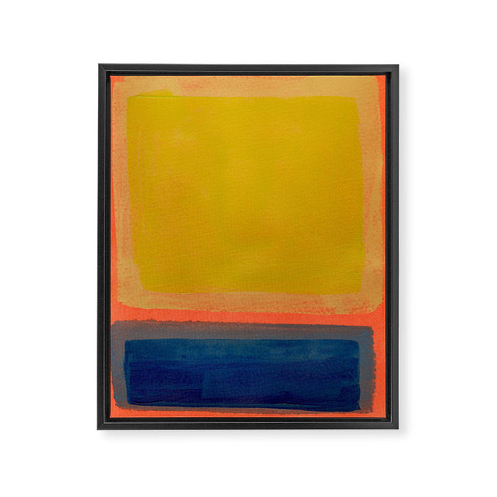 Lemon Sun  Framed Canvas Print Gallery Image 1