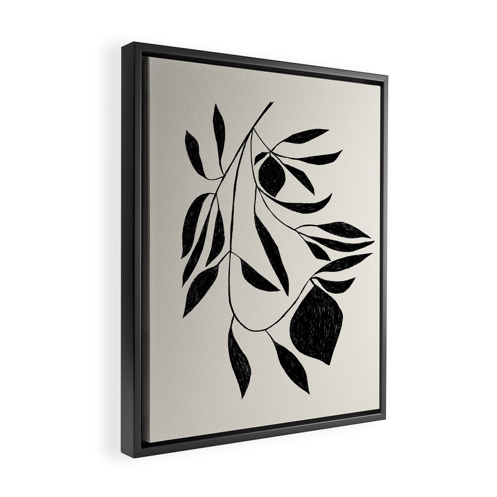 Lemon Tree Framed Canvas Print Gallery Image 2