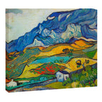 Les Alpilles, Mountain Landscape near South Reme Vincent van Gogh 1889 Canvas Print Gallery Image 3