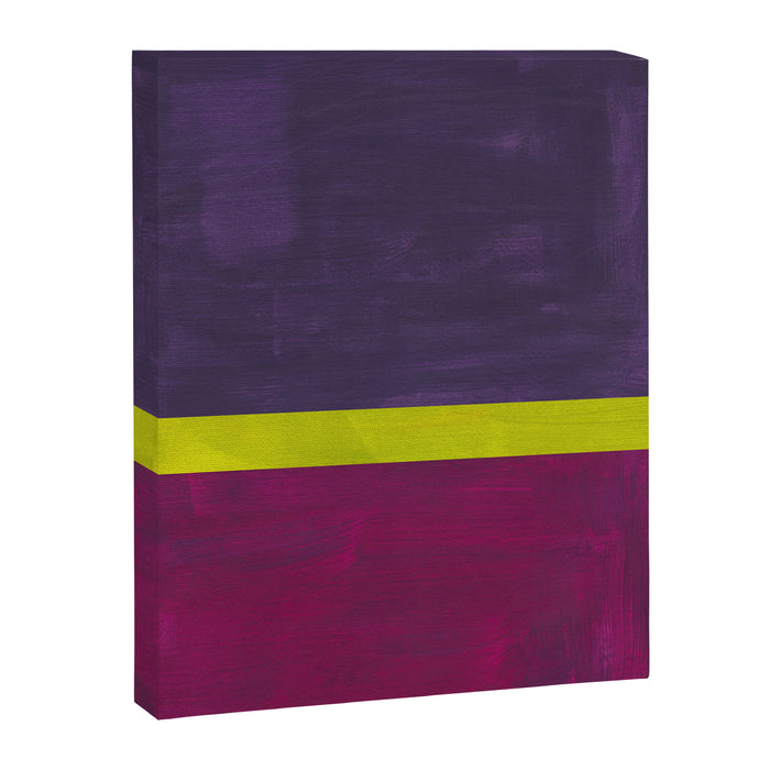 Lime Mauve  Canvas Print Gallery Image 1