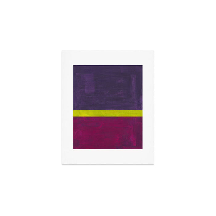 Lime Mauve  Art Print Gallery Image 1