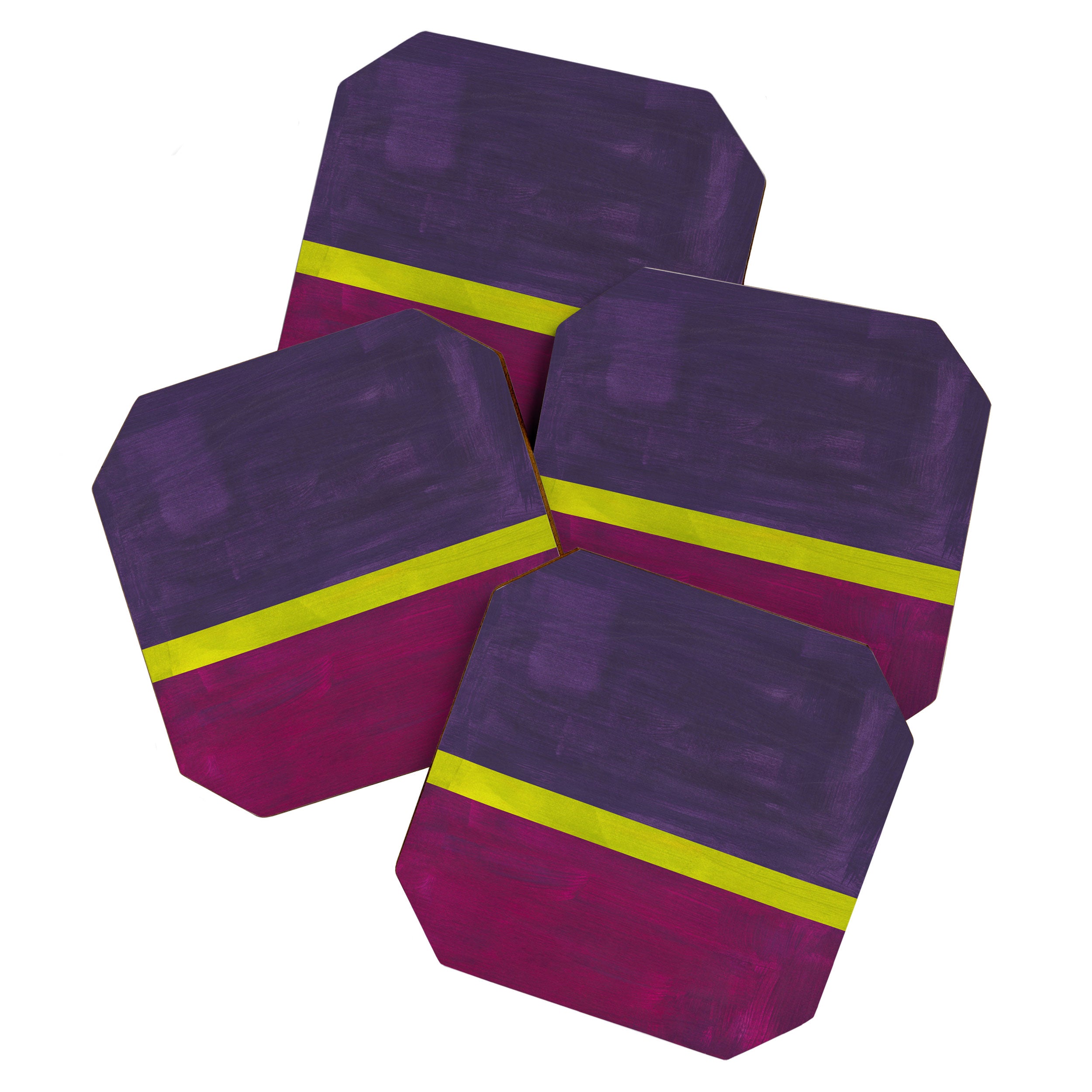 Lime Mauve  Coaster Gallery Image 1