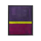 Lime Mauve  Framed Canvas Print Gallery Image 6