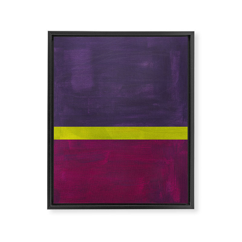 Lime Mauve  Framed Canvas Print Gallery Image 6