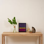 Lime Mauve  Framed Canvas Print Gallery Image 4