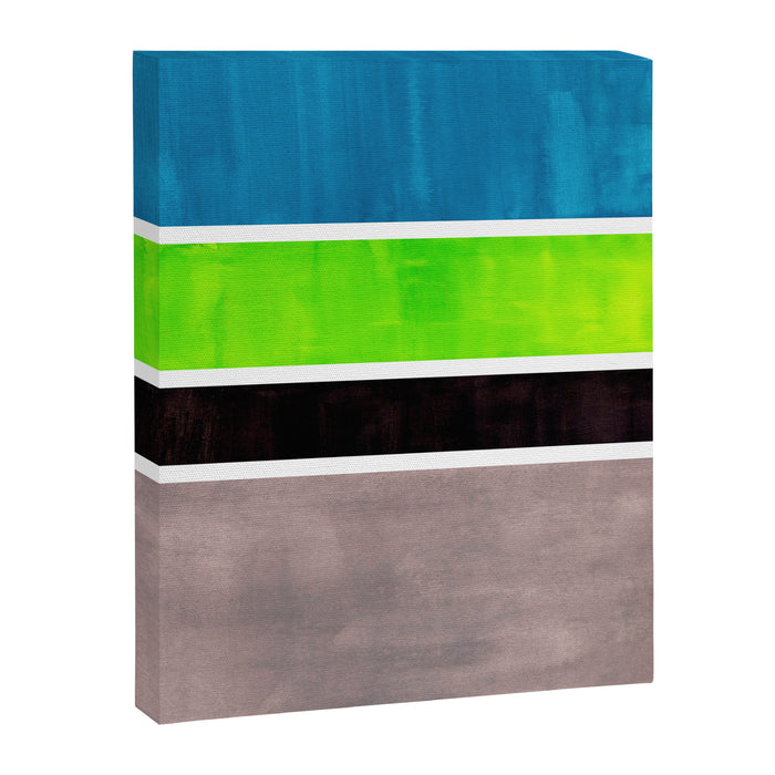 Lime Turquoise Coldfield Canvas Print Gallery Image 1