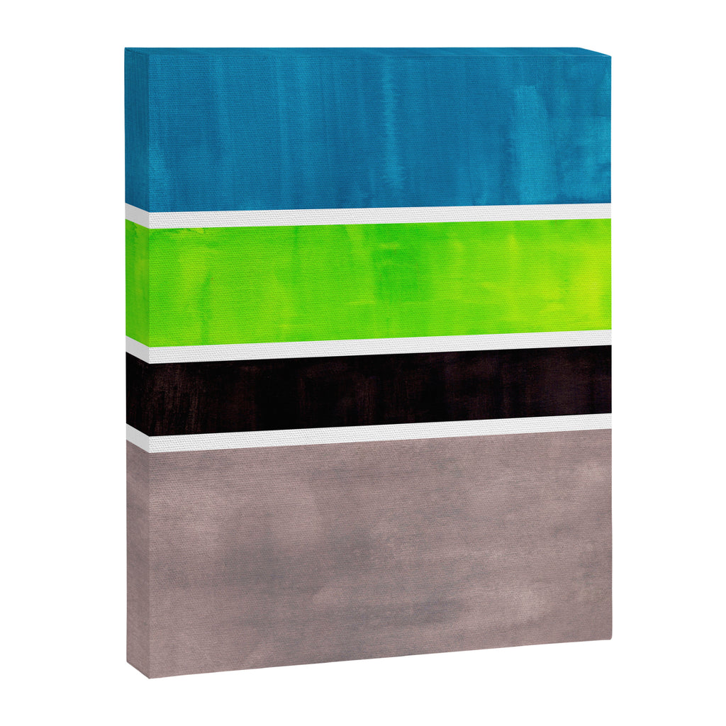 Lime Turquoise Coldfield Canvas Print Gallery Image 6