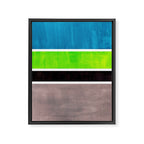 Lime Turquoise Coldfield Framed Canvas Print Gallery Image 6