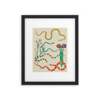 Locupletissimi rerum naturalium - vol. 2 - Albertus Seba Colorful Snake Floral Arrangement Framed Art Print Gallery Image 5