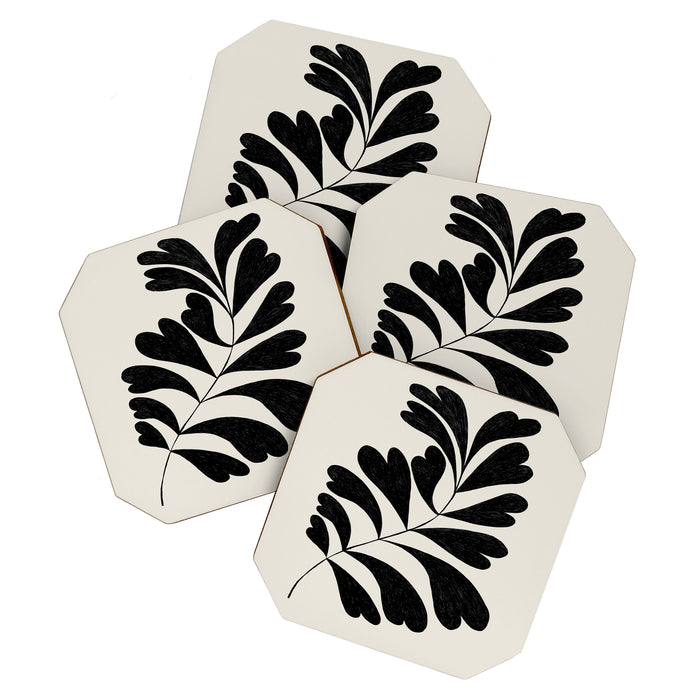 Love Palm Branch Coaster Gallery Image 1