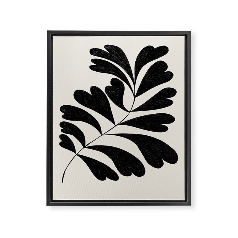 Love Palm Branch Framed Canvas Print Gallery Image 6