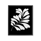 Love Palm Branch In Black  Framed Canvas Print Gallery Image 6