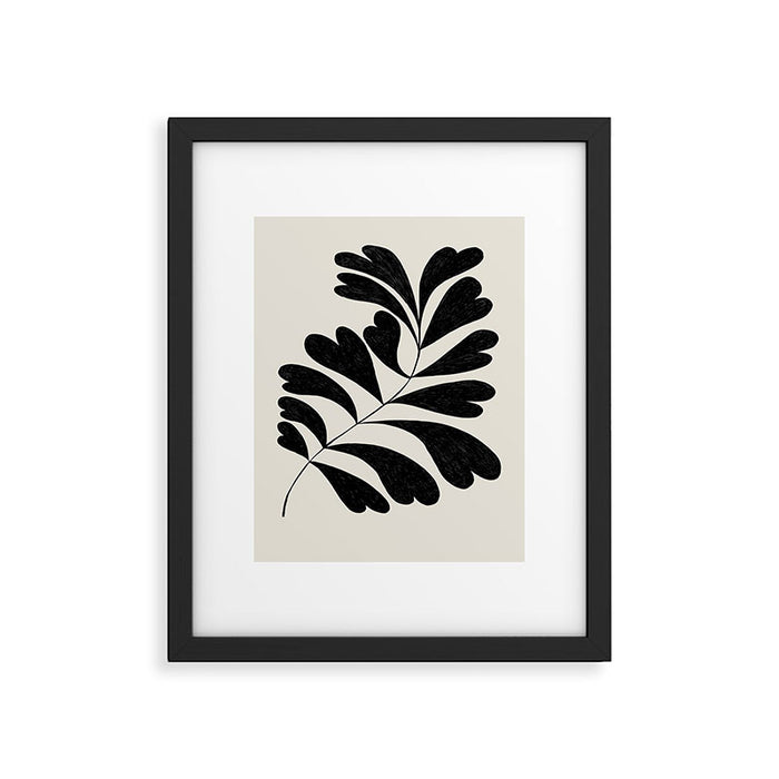 Love Palm Branch Framed Art Print Gallery Image 1