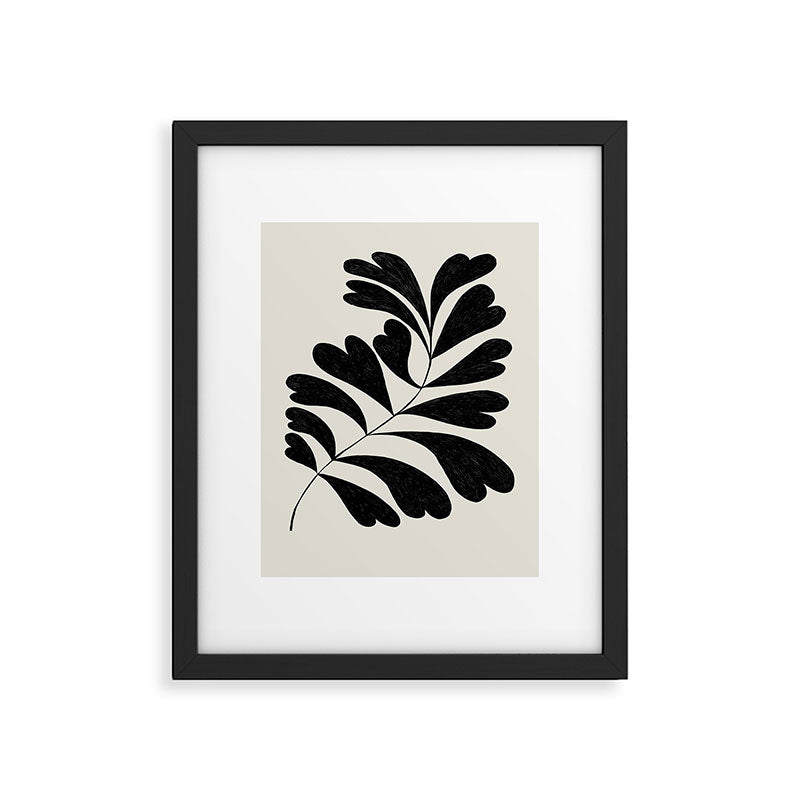 Love Palm Branch Framed Art Print Gallery Image 5