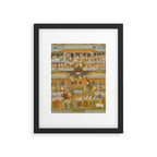 Lovers and beloveds: A composite of scenes from Persian, Urdu, and Sanskrit literature Framed Art Print Gallery Image 5