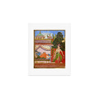 Lovers Indian Miniature Painted Illustration Art Print Gallery Image 1