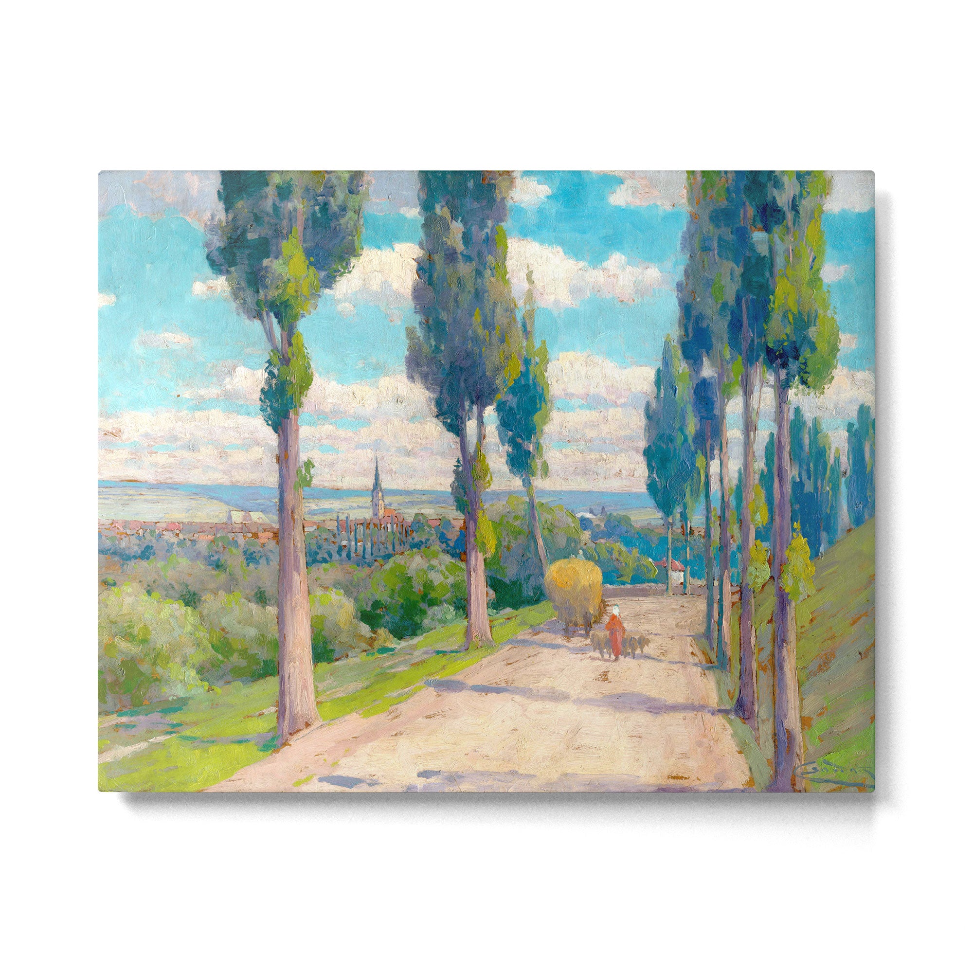 Ludovit Csordak,View of Spisska Nova Ves Metal Print Gallery Image 4