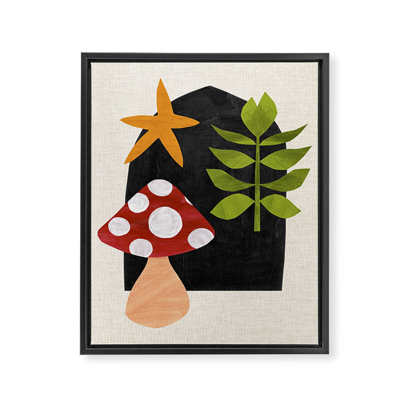 Magic Forest Mushroom Framed Canvas Print Gallery Image 6