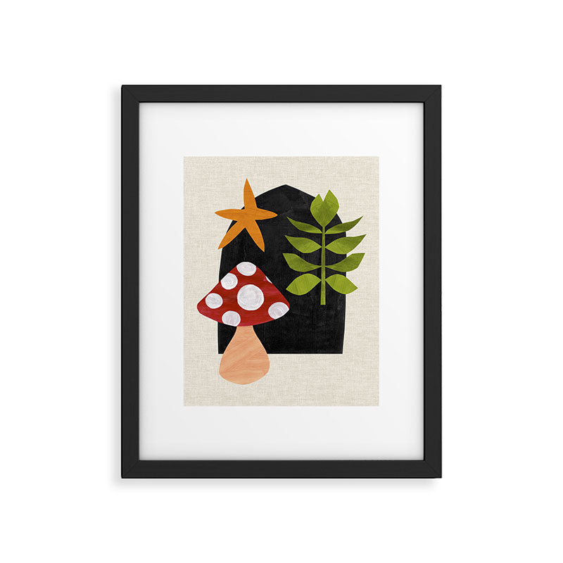 Magic Forest Mushroom Framed Art Print Gallery Image 5