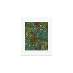 Meadow Bank Teal Art Print Gallery Image 1