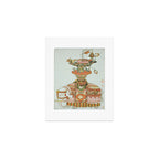 Mechanical Elephant with Festival Barge and Korean Musicians by Komatsuya Hyakki Art Print Gallery Image 1