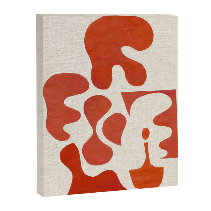 Mid Century Lava Canvas Print Gallery Image 1