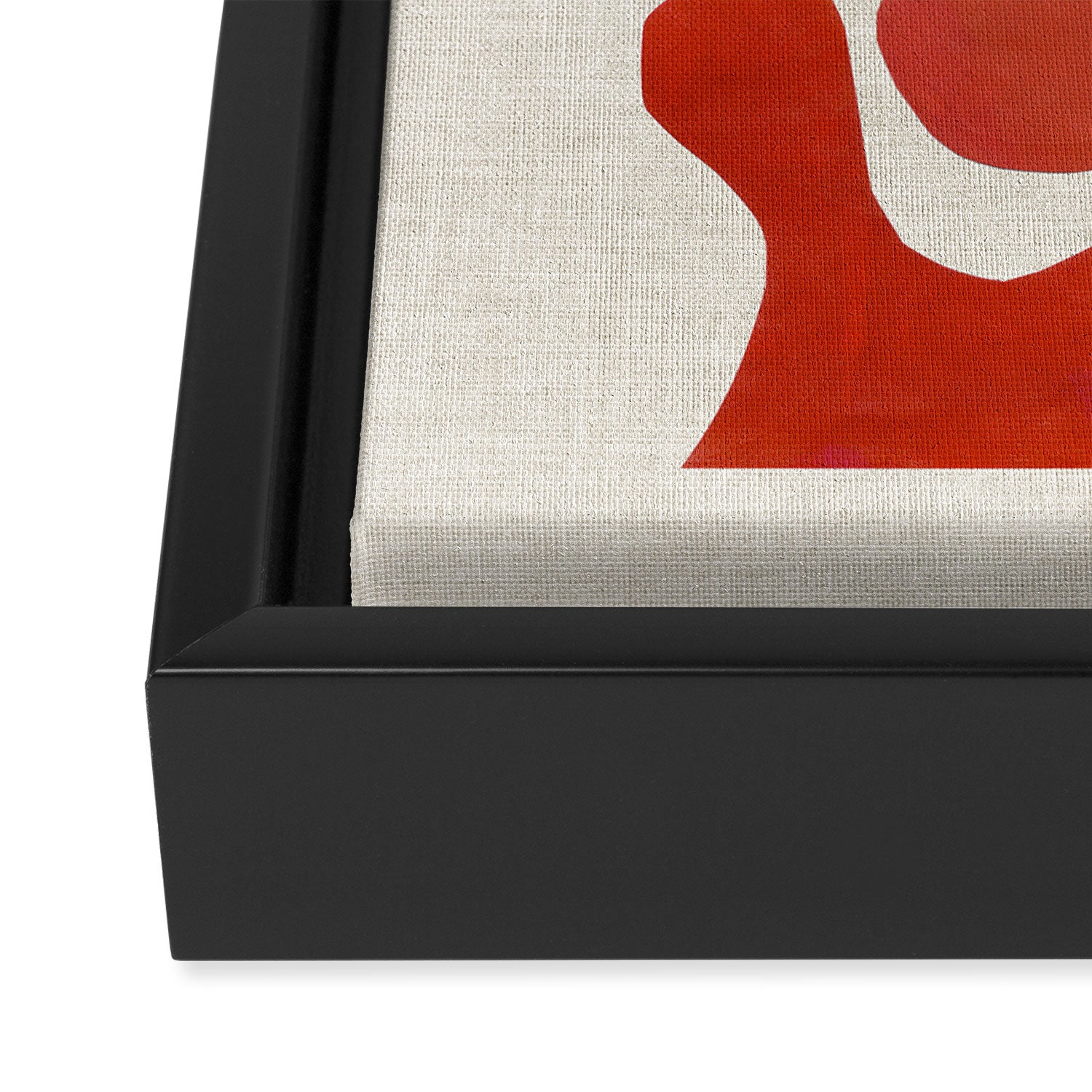 Mid Century Lava Framed Canvas Print Gallery Image 3