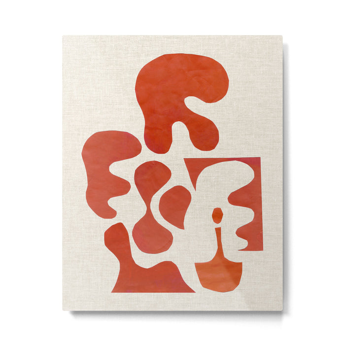 Mid Century Lava Metal Print Gallery Image 1
