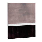 Mid Century Modern Minimalist Art Colorblock Rothko Inspired Squares Grey and Black Simple Abstract Canvas Print Gallery Image 6