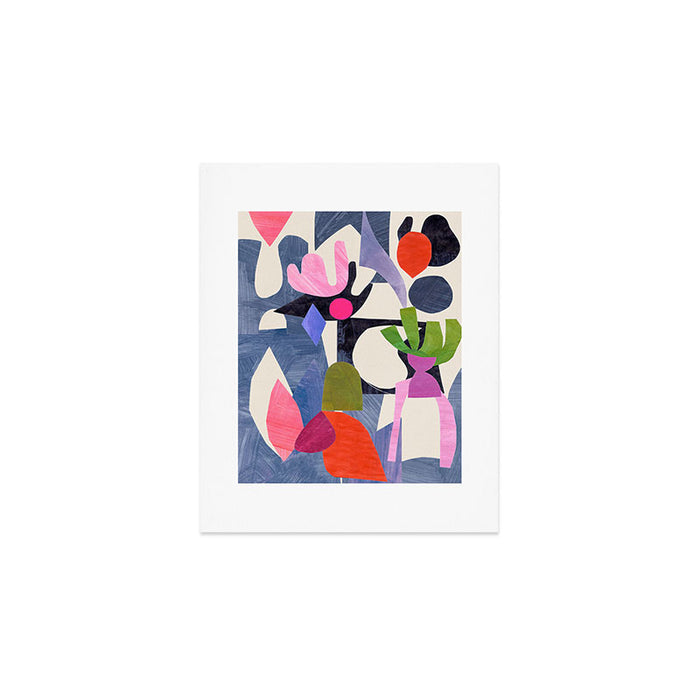 Mid Night Cactus Art Print Gallery Image 1