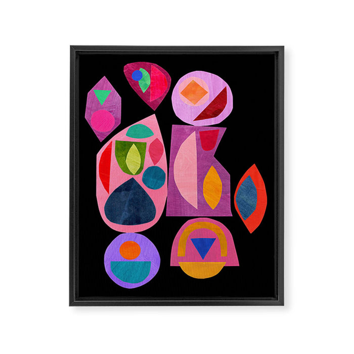 Midnight Mirror Framed Canvas Print Gallery Image 1