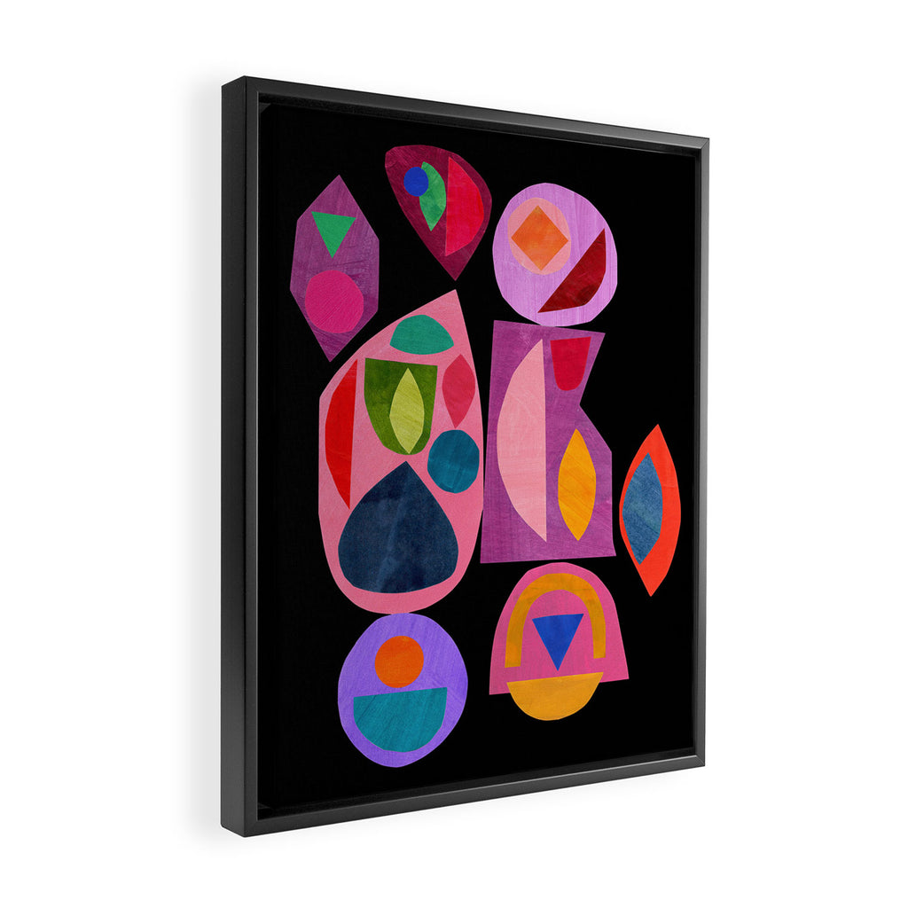 Midnight Mirror Framed Canvas Print Gallery Image 2