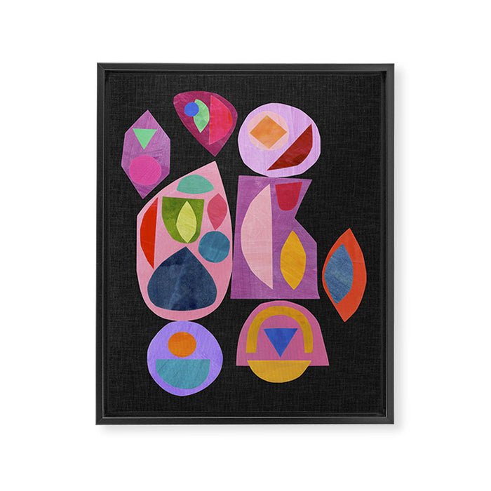 Midnight Mirror  Framed Canvas Print Gallery Image 1