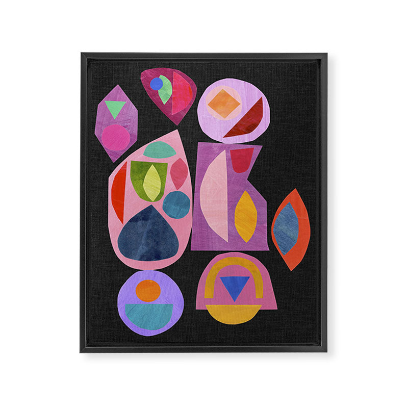 Midnight Mirror Framed Canvas Print Gallery Image 6
